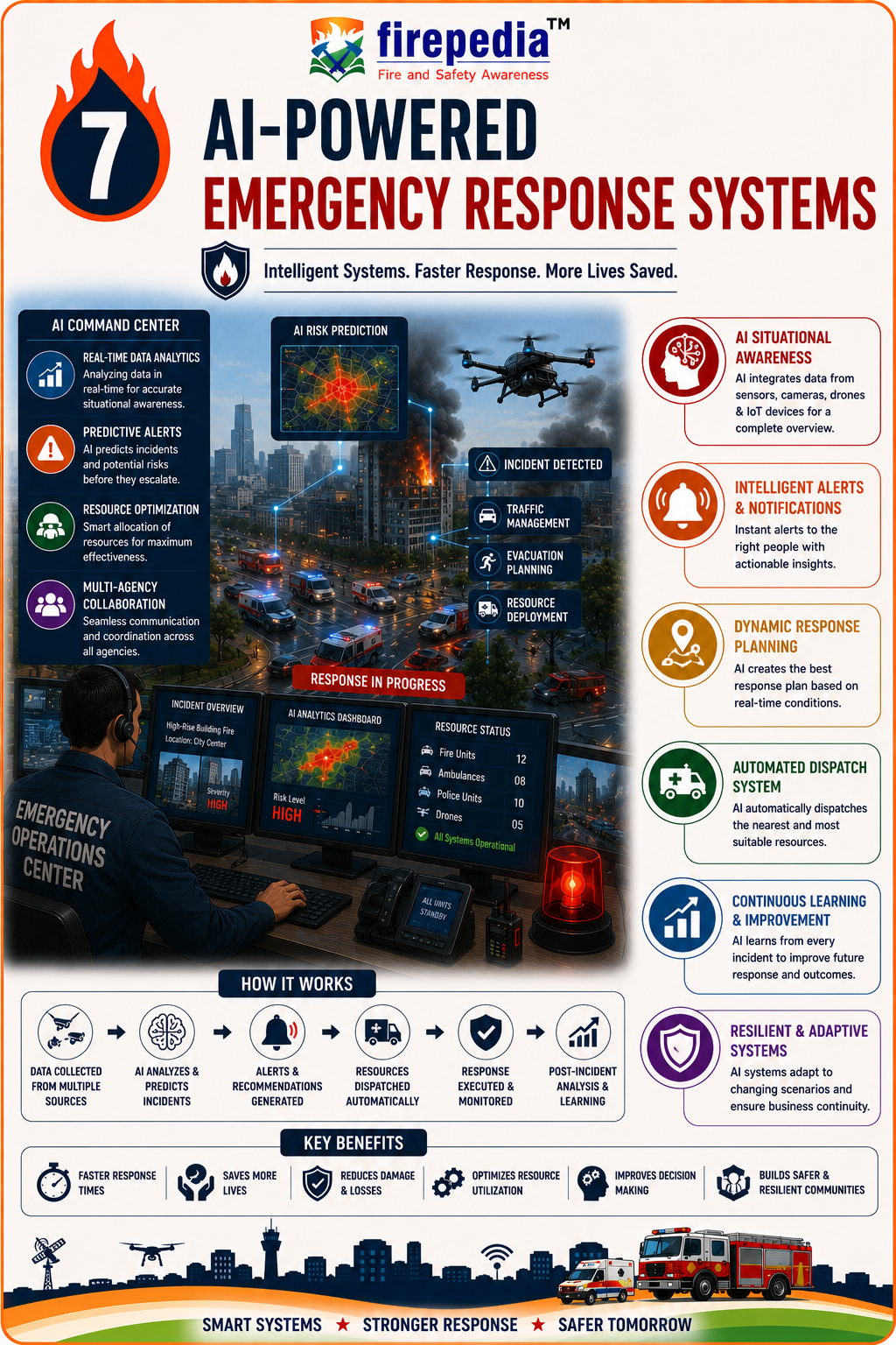 AI-powered emergency response system for disaster coordination