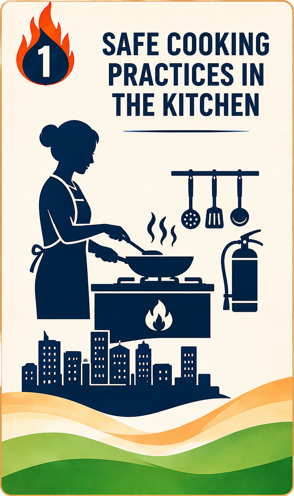 Safe cooking practices at home