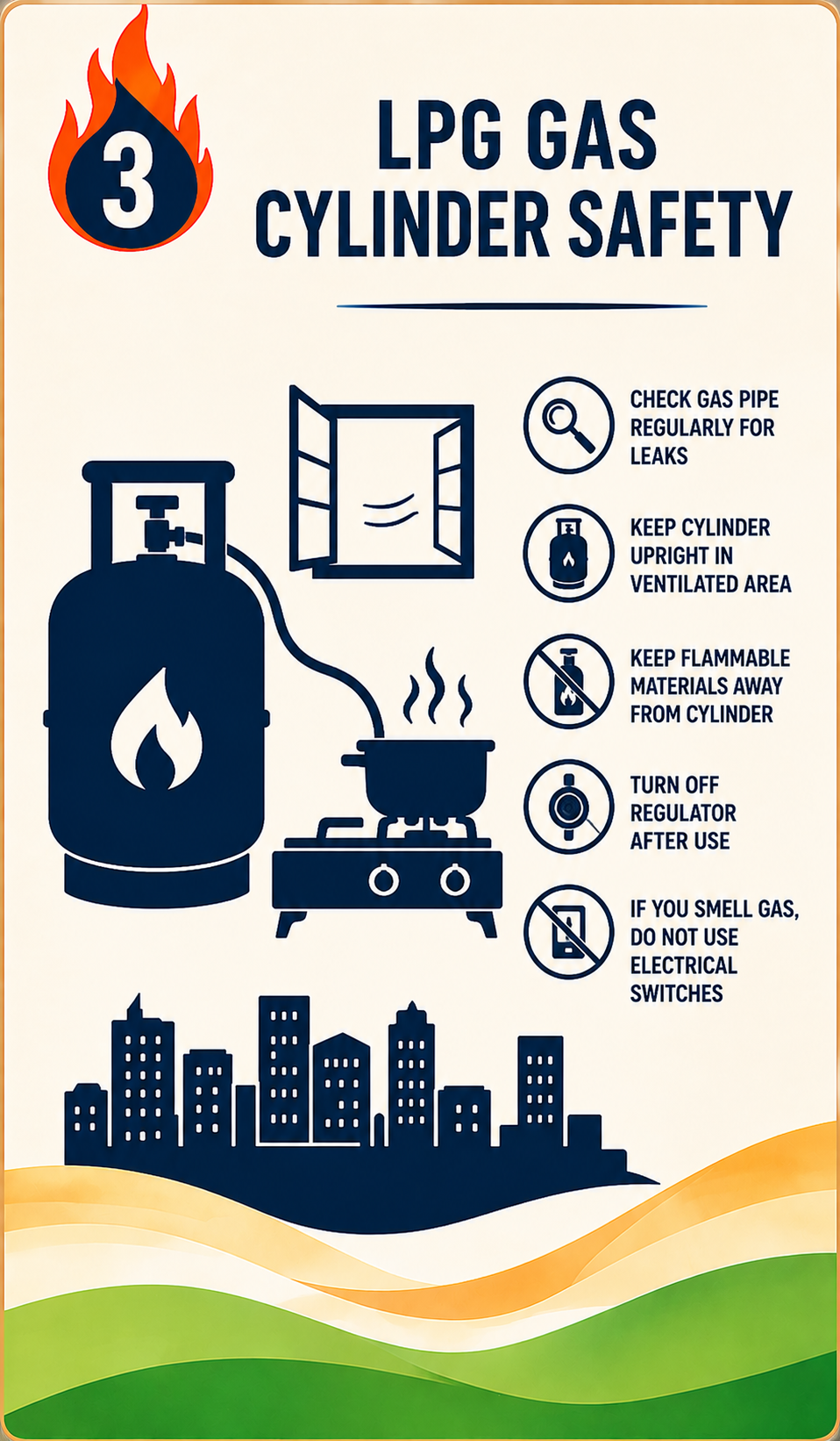 LPG gas cylinder safety