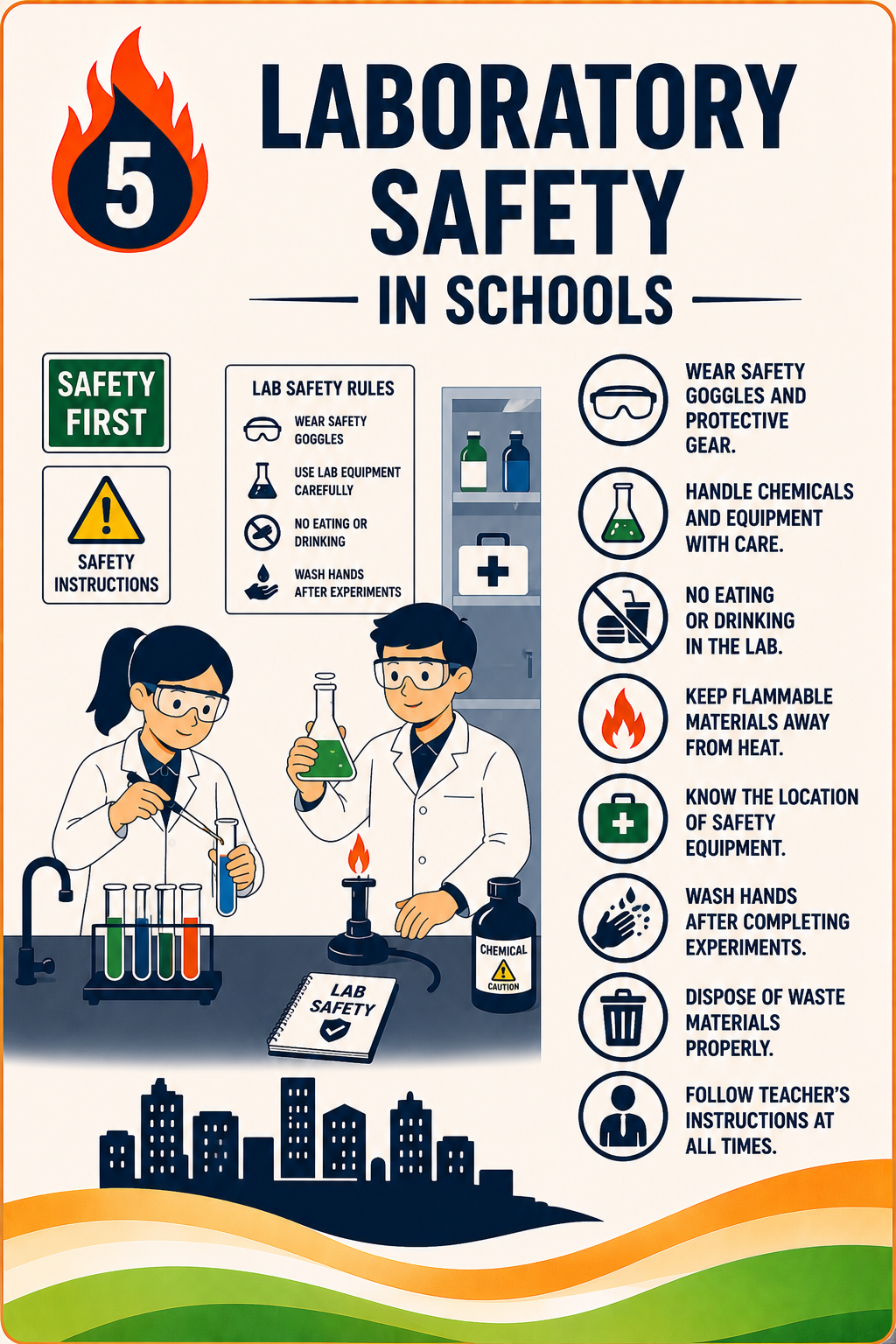 Laboratory safety in schools